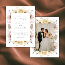 Romantische Rustikale, neutrale Foto-Hochzeit