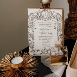 Romantische Rustikale Vintage Bienenstockblume Blu Einladung