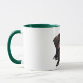 "Romantische S + N Monogramm - Ein Symbol der Lieb Tasse (Links)