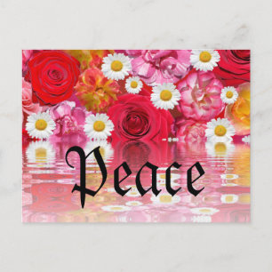Romantische Safari Floral Brautparty Peace Destiny Einladungspostkarte