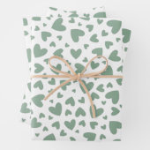 Romantische sanfte Liebe Herz Geschenkpapier Set (Beispiel)