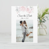 Romantische Save the Date-Karte Date (Stehend Vorderseite)