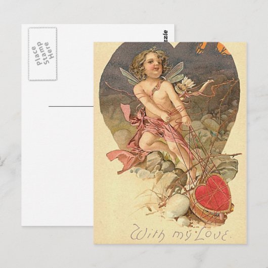 Romantische Schätze Postkarte (Vorne/Hinten)