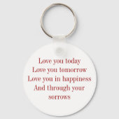 romantische Schlüsselanhänger (Vorderseite)