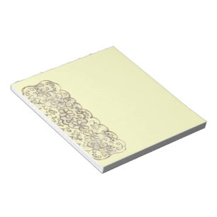 Romantische Schnürsenkel Notizblock