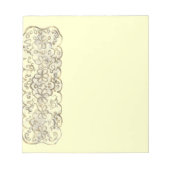 Romantische Schnürsenkel Notizblock (Vorderseite)