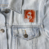 ROMANTISCHE SCHÖNHEIT / Frauenportrait in Sepia Br Button (Beispiel)