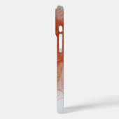 ROMANTISCHE SCHÖNHEIT / Frauenportrait in Sepia Br Case-Mate iPhone Hülle (Rückseite / Links)