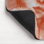 ROMANTISCHE SCHÖNHEIT / Frauenportrait in Sepia Br Mousepad (Ecke)