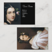 ROMANTISCHE SCHÖNHEIT, Salon Wellness-Center, Make Visitenkarte (Vorne/Hinten)