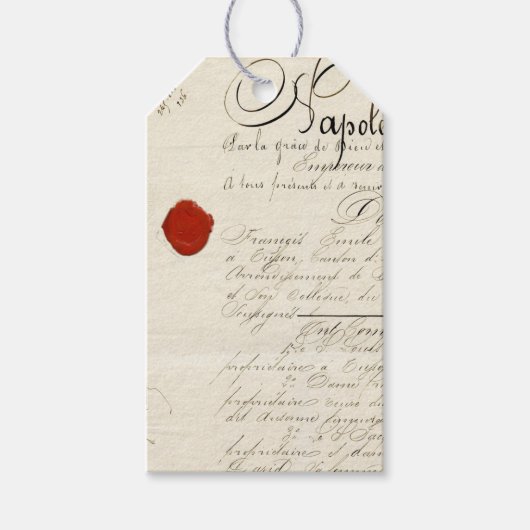 Romantische Schriftzeichen Geschenkanhänger (Vorderseite)