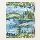 Romantische Schwäne Blauer See   Planer (Rückseite)