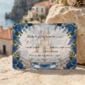 Romantische Schwäne Haupttreppe Märchenwelt RSVP Karte