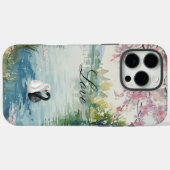 Romantische Schwäne Liebe Case-Mate iPhone Hülle (Rückseite (Horizontal))