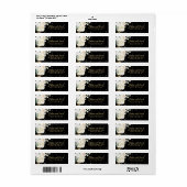 Romantische Schwarz-Gold-Winter-Hochzeit (Vorne)