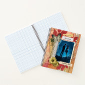 Romantische Scrapbooking-Blume Notizblock (Innenseite)