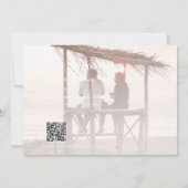 Romantische Script Calligrafy Add Foto Wedding Ger Save The Date (Rückseite)