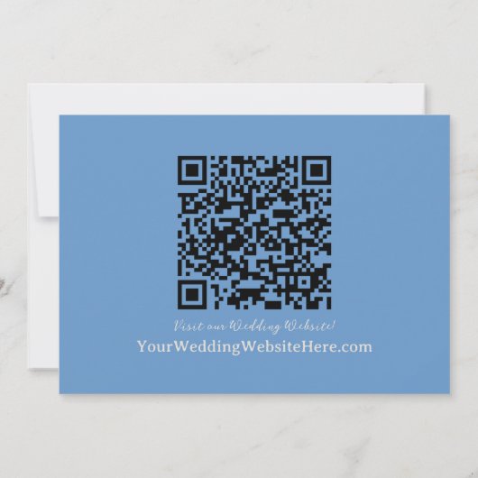 Romantische Script-Hochzeit speichern Sie die Datu Save The Date (Rückseite)