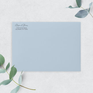 Romantische Script Wedding Rücksendeadresse Permastempel