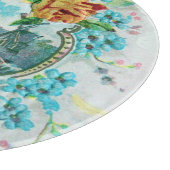 Romantische Seascape ROMANTİCA, Blumen, Rose Schneidebrett (Ecke)