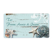 Romantische SeaShell-Gastgeschenk Hochzeit - Gesch (Vorne)