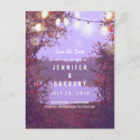 Romantische See- und Strandlichter Save the Date