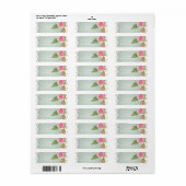 Romantische Shabby Chic-Adresslisten (Vorne)