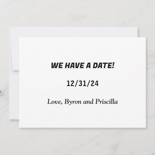 Romantische Silhouette Couple in Abstrakten Folies Ankündigung (Rückseite)