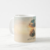 Romantische Silhouette der Natur Kaffeetasse (Vorderseite Links)