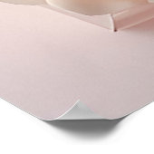 Romantische Silhouette eines Paares Poster (Ecke)