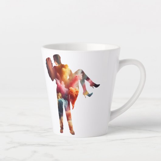 Romantische Silhouette Liebe Explosion Tasse - Dyn (Rechts)