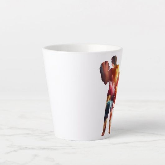 Romantische Silhouette Liebe Explosion Tasse - Dyn (Vorderseite)