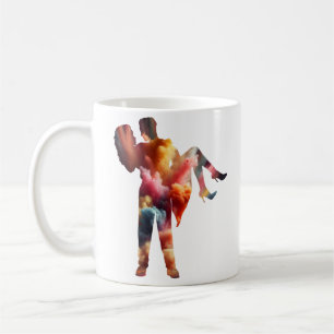 Romantische Silhouette Liebe Explosion Tasse - Dyn
