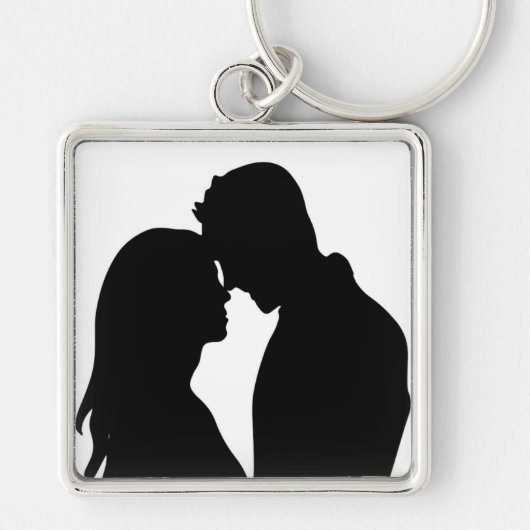 ROMANTISCHE SILHOUETTE SCHLÜSSELANHÄNGER (Vorne)