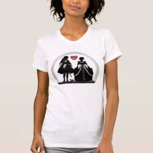 Romantische Silhouetten T - Shirt