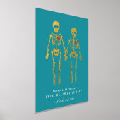 Romantische Skelette Foliendrucke (Ablage )