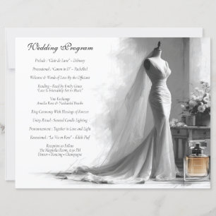 Romantische Sketch-Hochzeitskarte mit Vintager