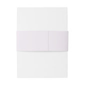 Romantische Sketched Bow Wedding Einladungsbanderole (Rückseitenbeispiel)