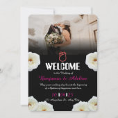 Romantische Skripteinladung Einladung (Vorderseite)