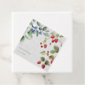 Romantische Sommerbeeren Gastgeschenk Hochzeit Tag Geschenkanhänger (Beispiel)