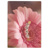 Romantische Sonnenblume Klemmbrett (Rückseite)