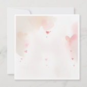 Romantische Sonnenkarte Einladung (Rückseite)