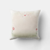 Romantische Sonnenkarte - für immer Kissen (Rückseite)