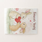 Romantische Sonnenkarte - für immer Puzzle (Horizontal)