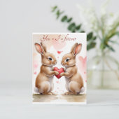 Romantische Sonnenkarte Urlaub Postkarte (Stehend Vorderseite)