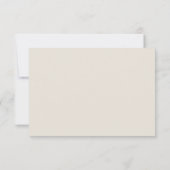 Romantische Sonnenuntergang-Hochzeit RSVP Karte (Rückseite)