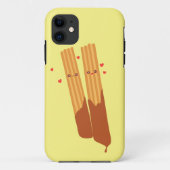 Romantische Spanische Churros mit Schokolade Case-Mate iPhone Hülle (Rückseite)
