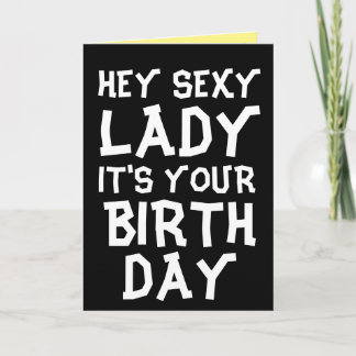 ROMANTISCHE SPANKKARTE GEBURTSTAG FÜR DIE EHEFRAU KARTE