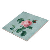 Romantische Spitze-Rose Fliese (Seite)