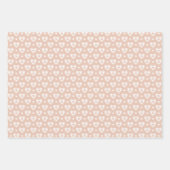 Romantische Spitzen hören Valentinstag-Muster Geschenkpapier Set (Vorderseite 3)